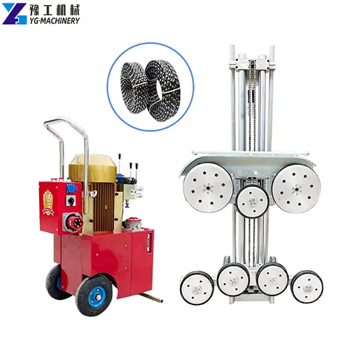 diamond wire saw cutting machine