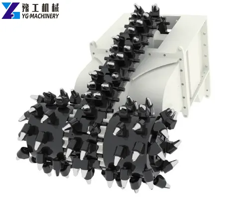 excavator chain type drum cutter