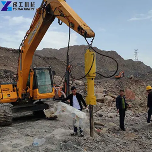 excavator hydraulic rock splitter