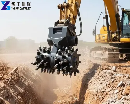 hydraulic drum cutters for excavator