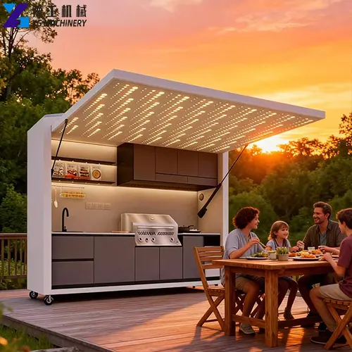 pre built outdoor kitchen
