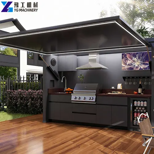 prefab outdoor kitchen