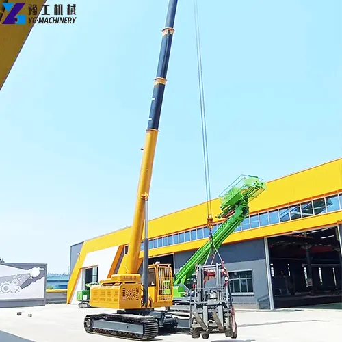remote control spider crane man basket