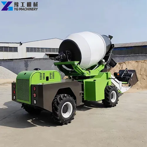 self loader concrete mixer