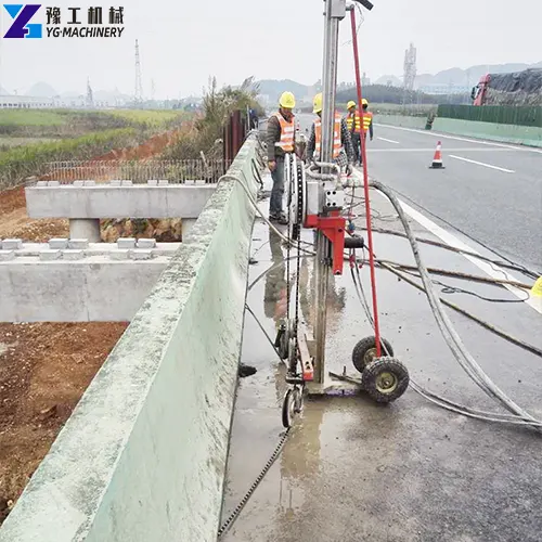 wire saw used for cutting bridges