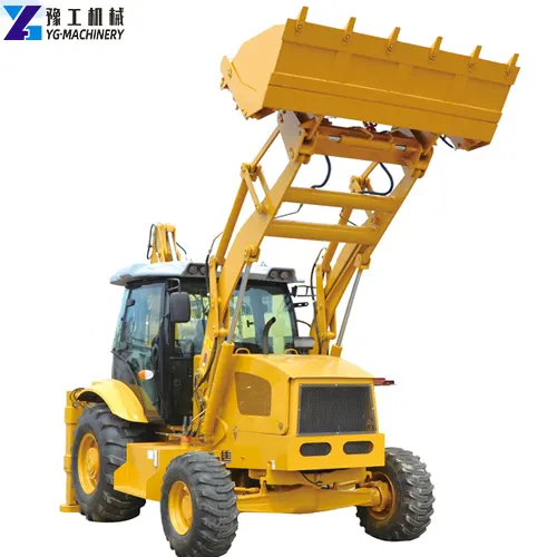 compact tractor with loader and backhoe