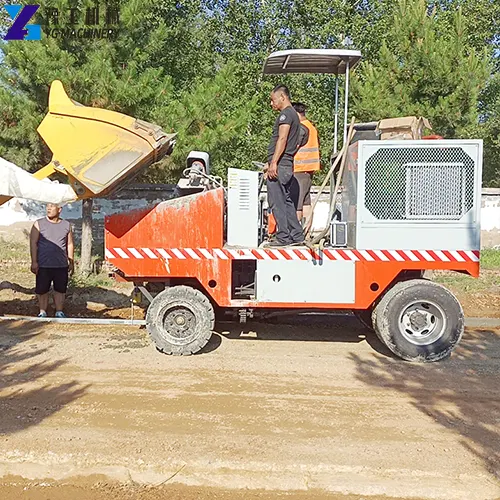concrete landscape curbing machine