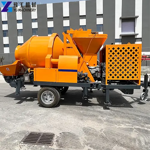 concrete mixing and conveying integrated machine