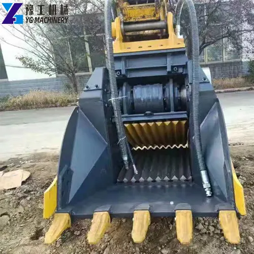 excavator rock crusher bucket manufacturer