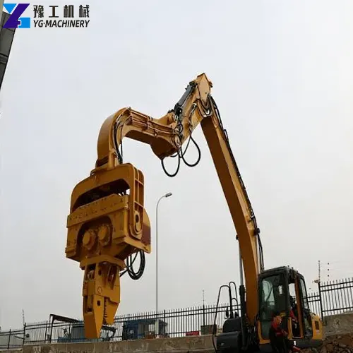 sheet pile driving equipment