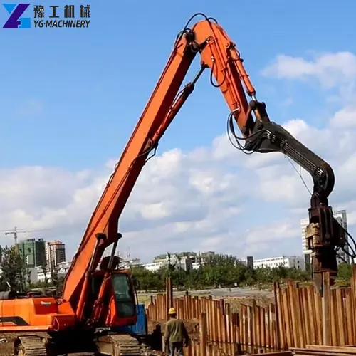 sheet pile excavator