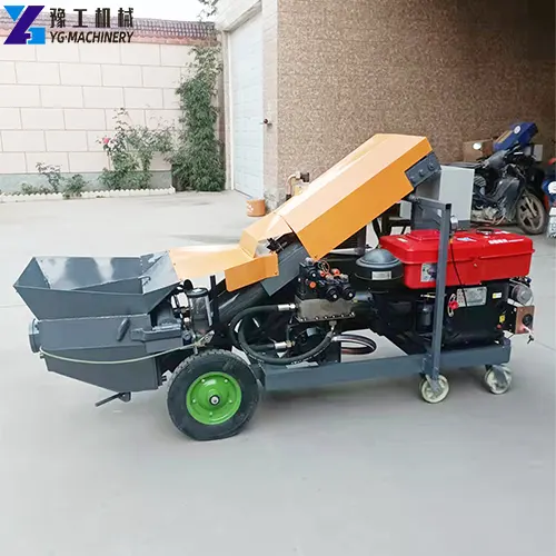 small construction concrete pump