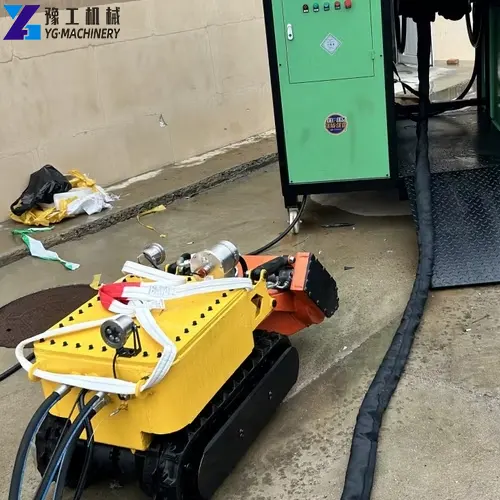 underwater submersible dredging robot