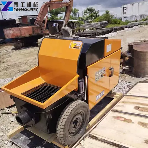customer feedback on the yg-10 small concrete pump