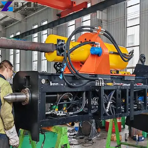 excavator rock drilling and splitting machine