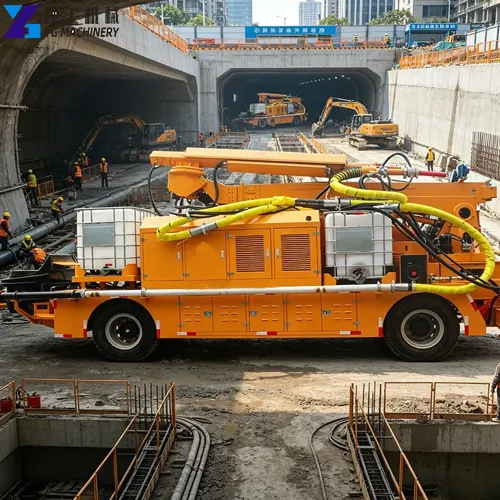 heavy duty tunnel shotcrete robot