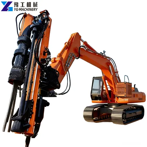 Excavator Drilling and Splitting Machine Exported to Chile