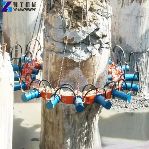 hydraulic pile cutting machine
