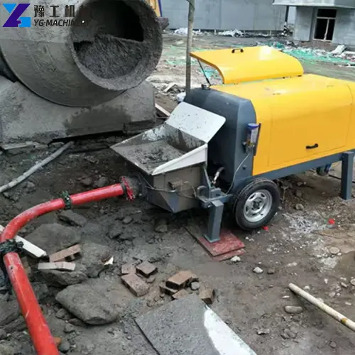 mini concrete pump adopted for the tiny construction project