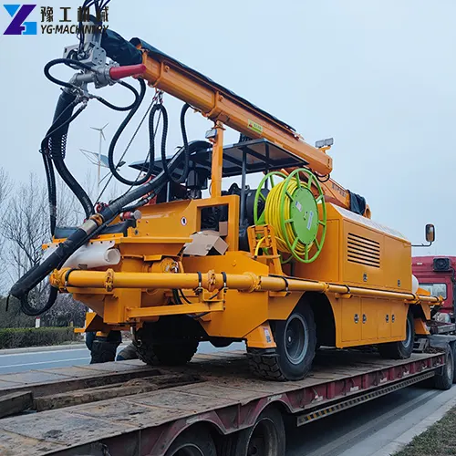 robotic shotcrete spraying system