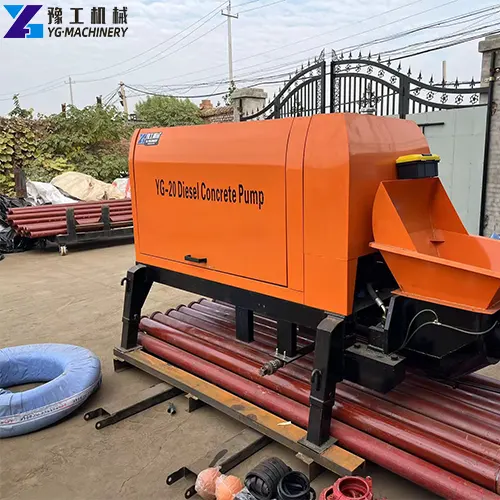 yg-20 diesel concrete pump for sale